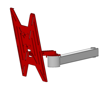 TV-Halterung für Standsäule / Schwenkarm | 1691812325 TV-Halterung für Standsäule / Schwenkarm | 1691812325