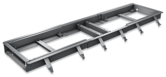 Fundamentrahmen Easy Tread | Unterflur | +200mm | 1691200028 Fundamentrahmen Easy Tread | Unterflur | +200mm | 1691200028