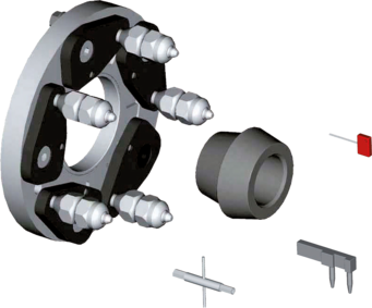 Universal 3-4-5-6-Loch Adapter | Ø 95-219mm | 1692502037 Universal 3-4-5-6-Loch Adapter | Ø 95-219mm | 1692502037