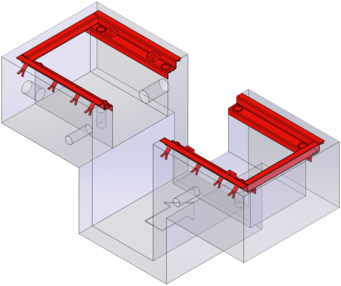 Fundamentrahmen BD 7xxx / 1000 mm | zweiteilig, mit Arbeitsgrube | 1691880700 Fundamentrahmen BD 7xxx / 1000 mm | zweiteilig, mit Arbeitsgrube | 1691880700