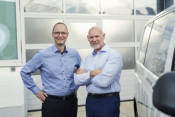 Marco Kempin und Gary Palmer Marco Kempin und Gary Palmer