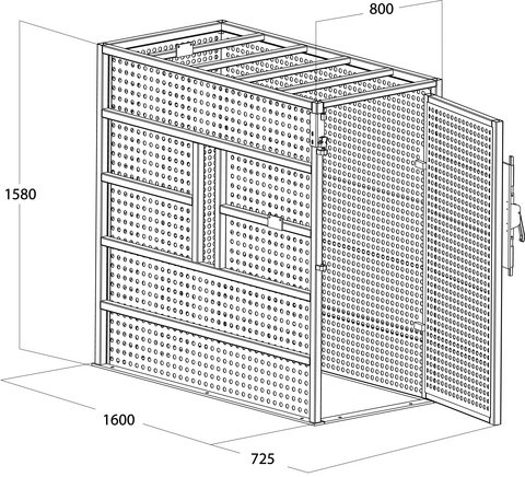 Inflation Cage | for truck tyres | 1 692 402 000